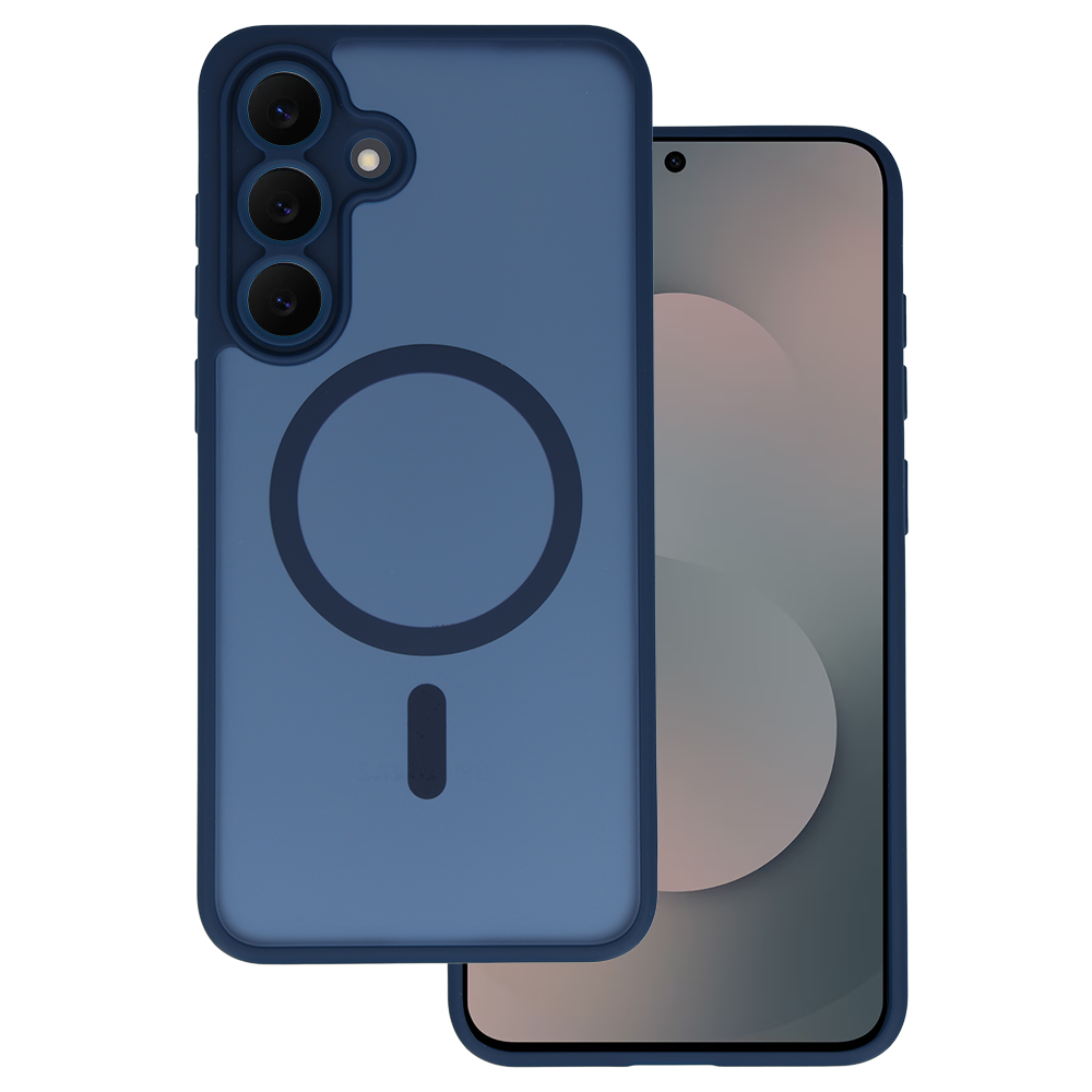 Pokrowiec Etui Tel Protect Aura Matte Magsafe Case granatowy Samsung Galaxy S25 FE / 2