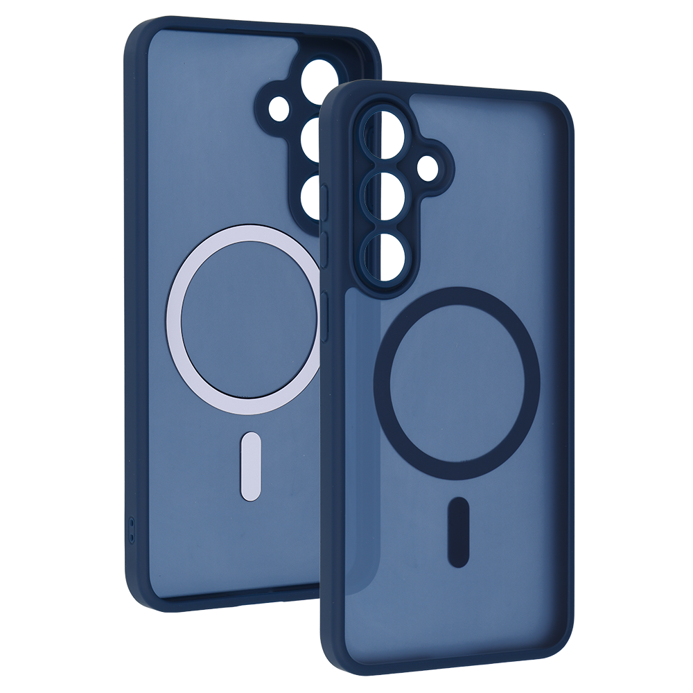 Pokrowiec Etui Tel Protect Aura Matte Magsafe Case granatowy Samsung Galaxy S25 FE / 5