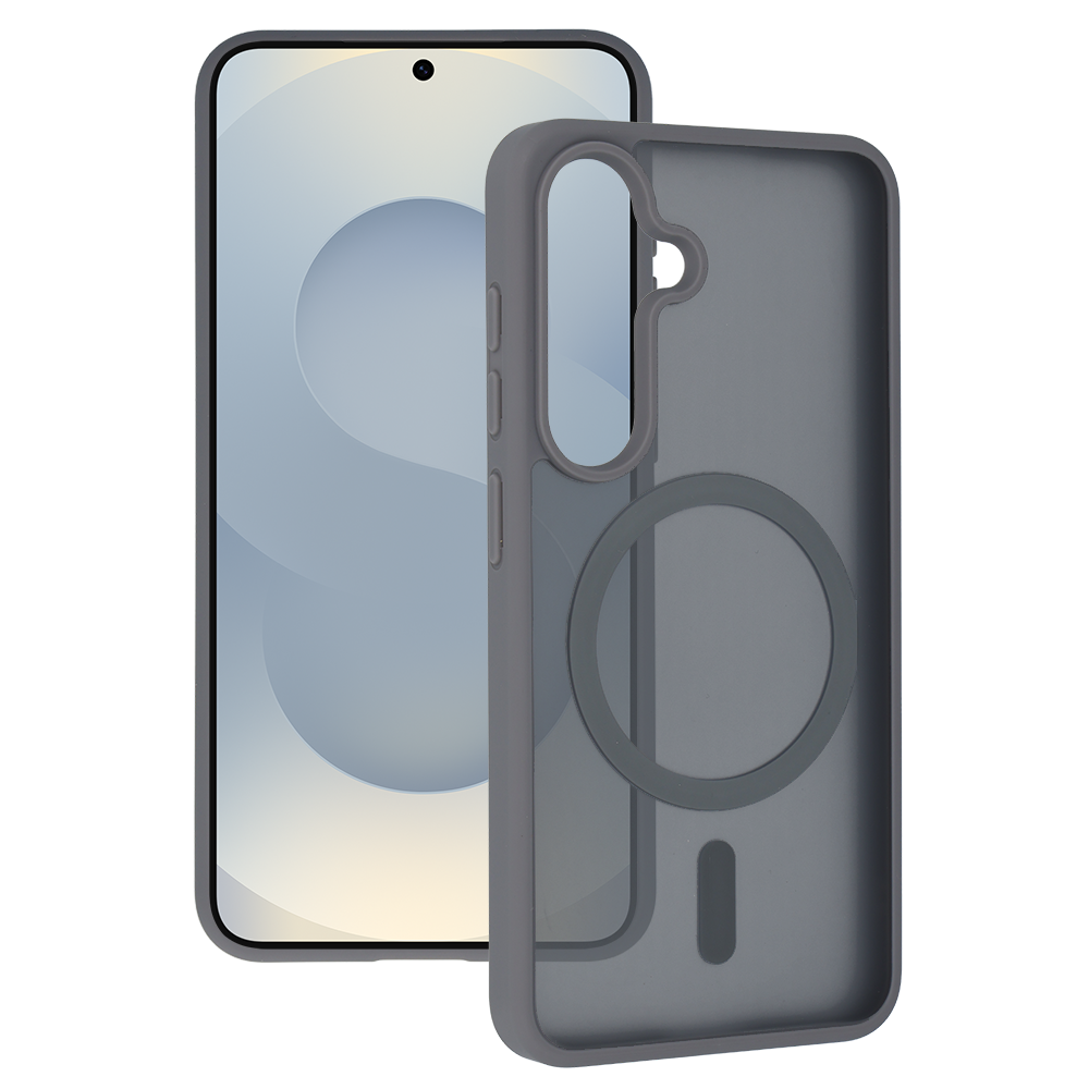 Pokrowiec Etui Tel Protect Aura Matte Magsafe Case szary Samsung Galaxy S24
