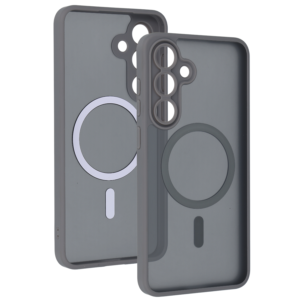 Pokrowiec Etui Tel Protect Aura Matte Magsafe Case szary Samsung Galaxy S25 FE / 5