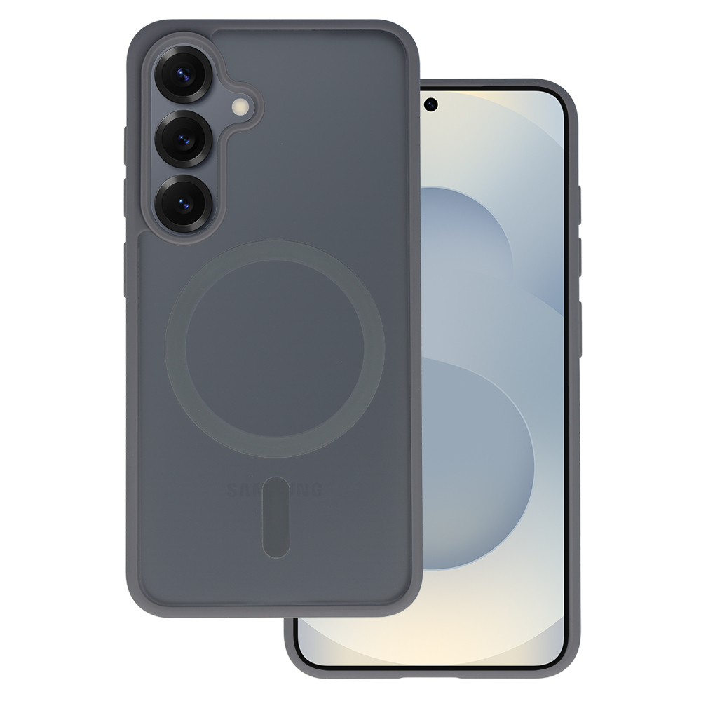 Pokrowiec Etui Tel Protect Aura Matte Magsafe Case szary Samsung Galaxy S25 / 2