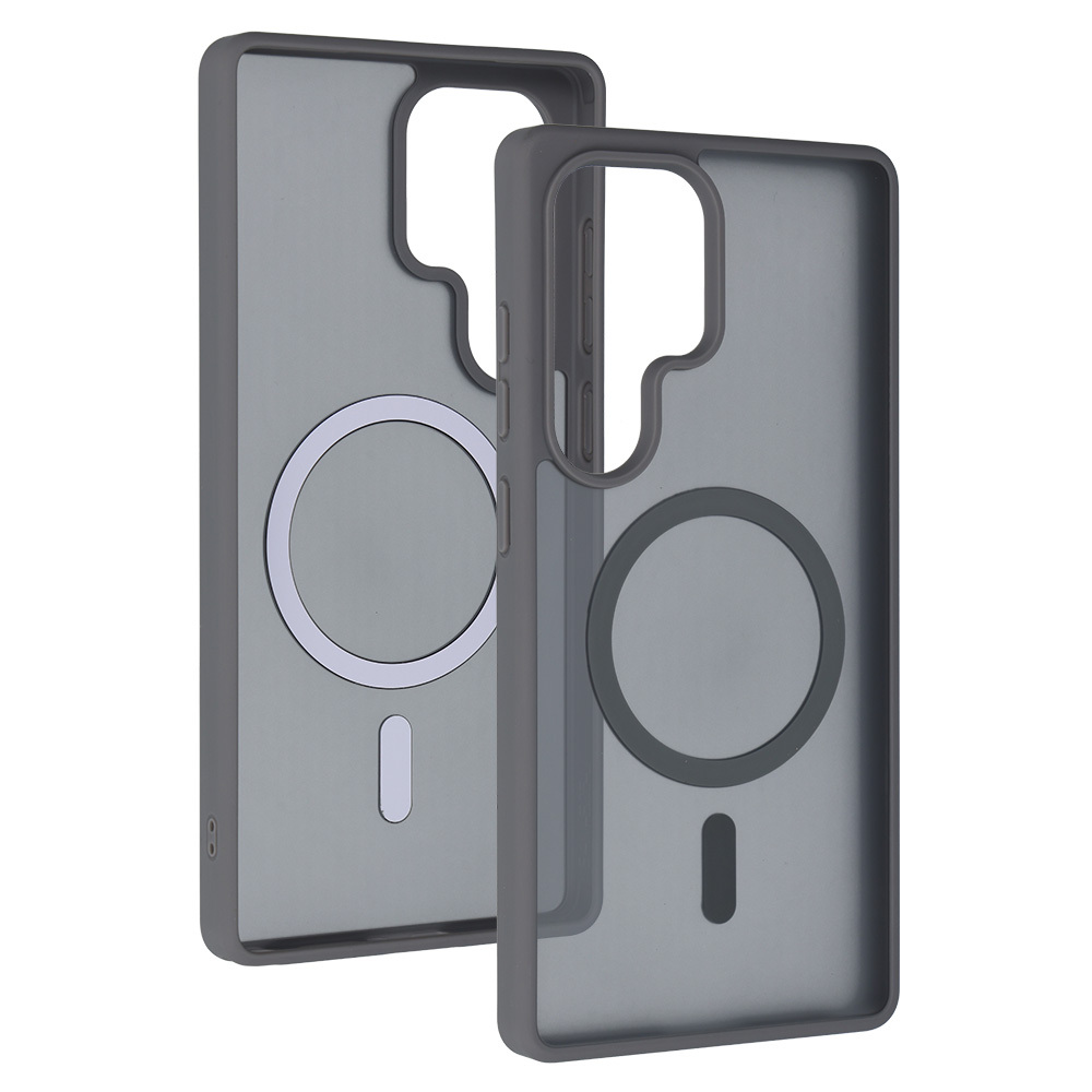 Pokrowiec Etui Tel Protect Aura Matte Magsafe Case szary Samsung Galaxy S25 Ultra / 4