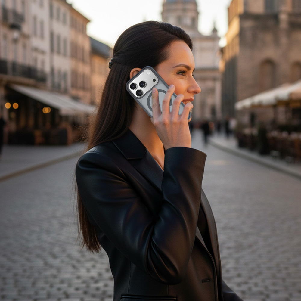 Pokrowiec Etui Tel Protect Aura Matte Magsafe Case szary Samsung Galaxy S26 / 6