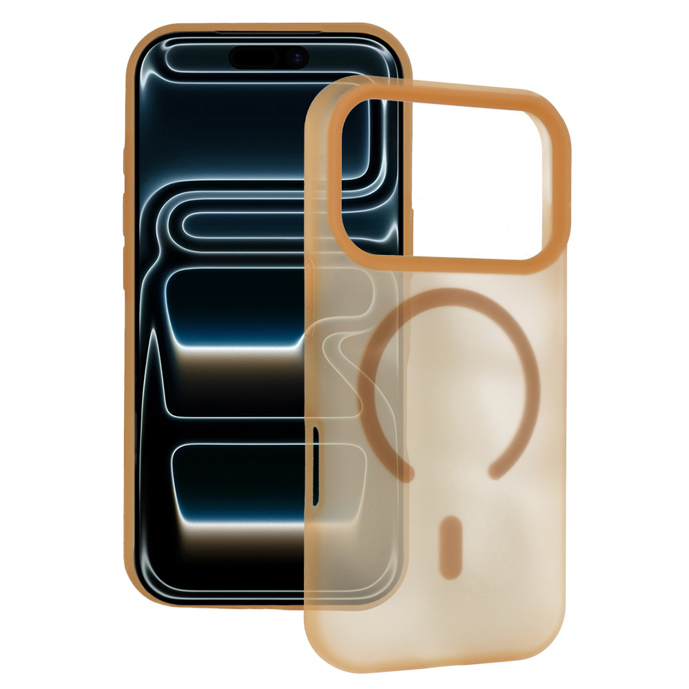 Pokrowiec etui Tel Protect Mist Matte Magsafe Case br�zowy Apple iPhone 14 Pro