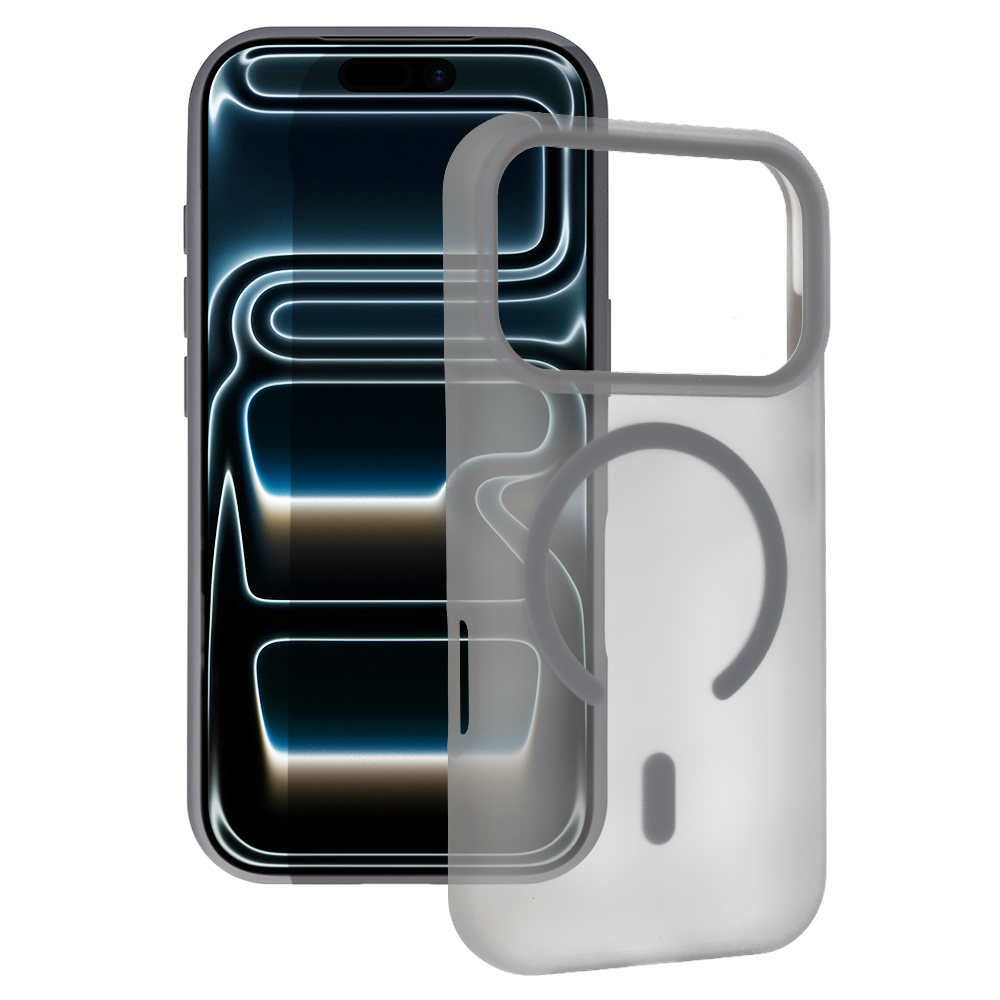 Pokrowiec etui Tel Protect Mist Matte Magsafe Case szary Samsung Galaxy S23 Ultra