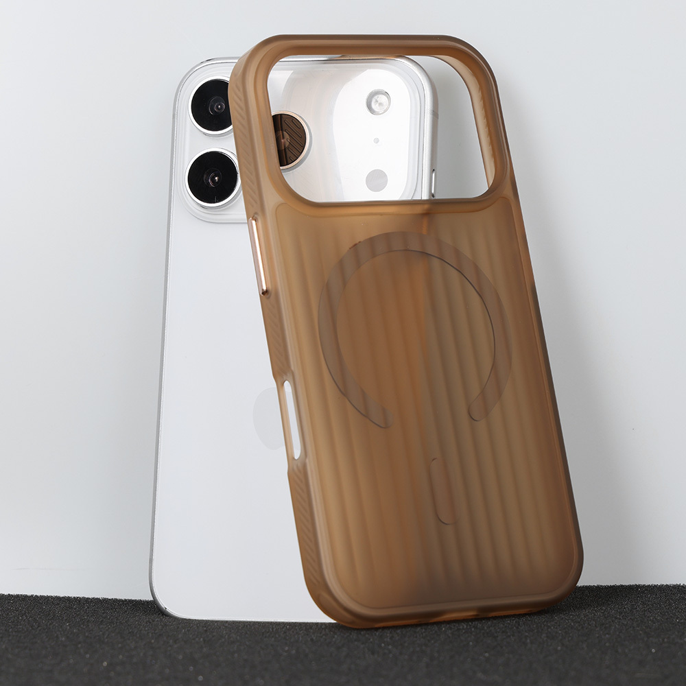 Pokrowiec etui Tel Protect Twist Magsafe Case br�zowy Apple iPhone 16 Pro / 5