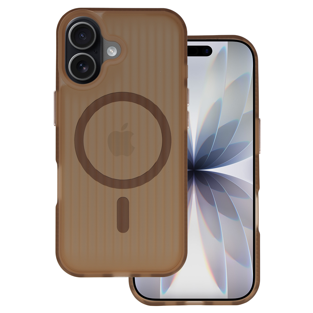 Pokrowiec etui Tel Protect Twist Magsafe Case brązowy Apple iPhone 17 Pro / 2 Pokrowiec etui Tel Protect Twist Magsafe Case brązowy Apple iPhone 17 Pro / 2