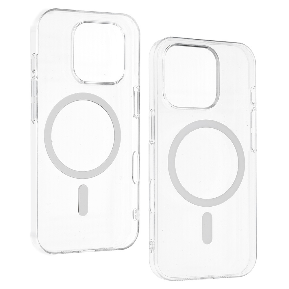 Pokrowiec etui Transparent Slim Magsafe Case bia�y Apple iPhone 17 Pro Max / 4