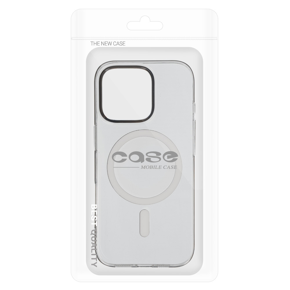 Pokrowiec etui Transparent Slim Magsafe Case szary Apple iPhone 16 Pro Max / 6 Pokrowiec etui Transparent Slim Magsafe Case szary Apple iPhone 16 Pro Max / 6