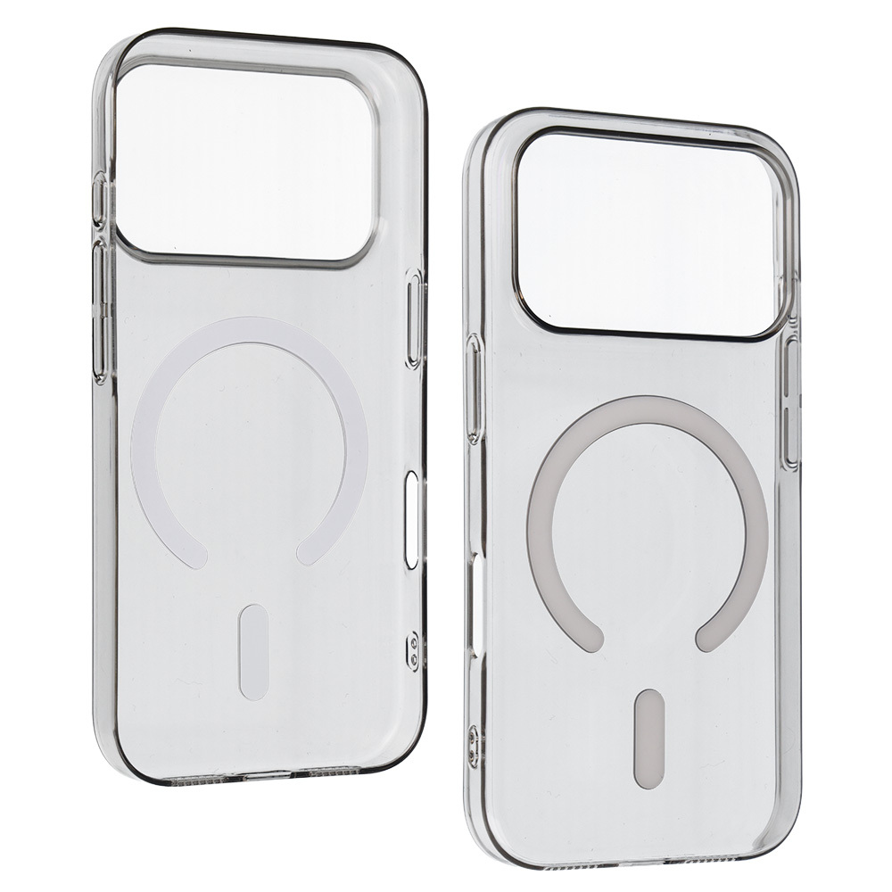 Pokrowiec etui Transparent Slim Magsafe Case szary Apple iPhone 17 Pro / 4
