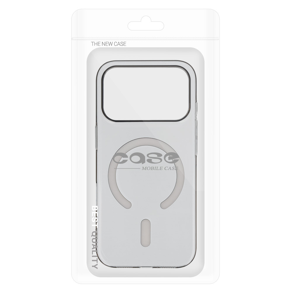 Pokrowiec etui Transparent Slim Magsafe Case szary Apple iPhone 17 Pro / 6