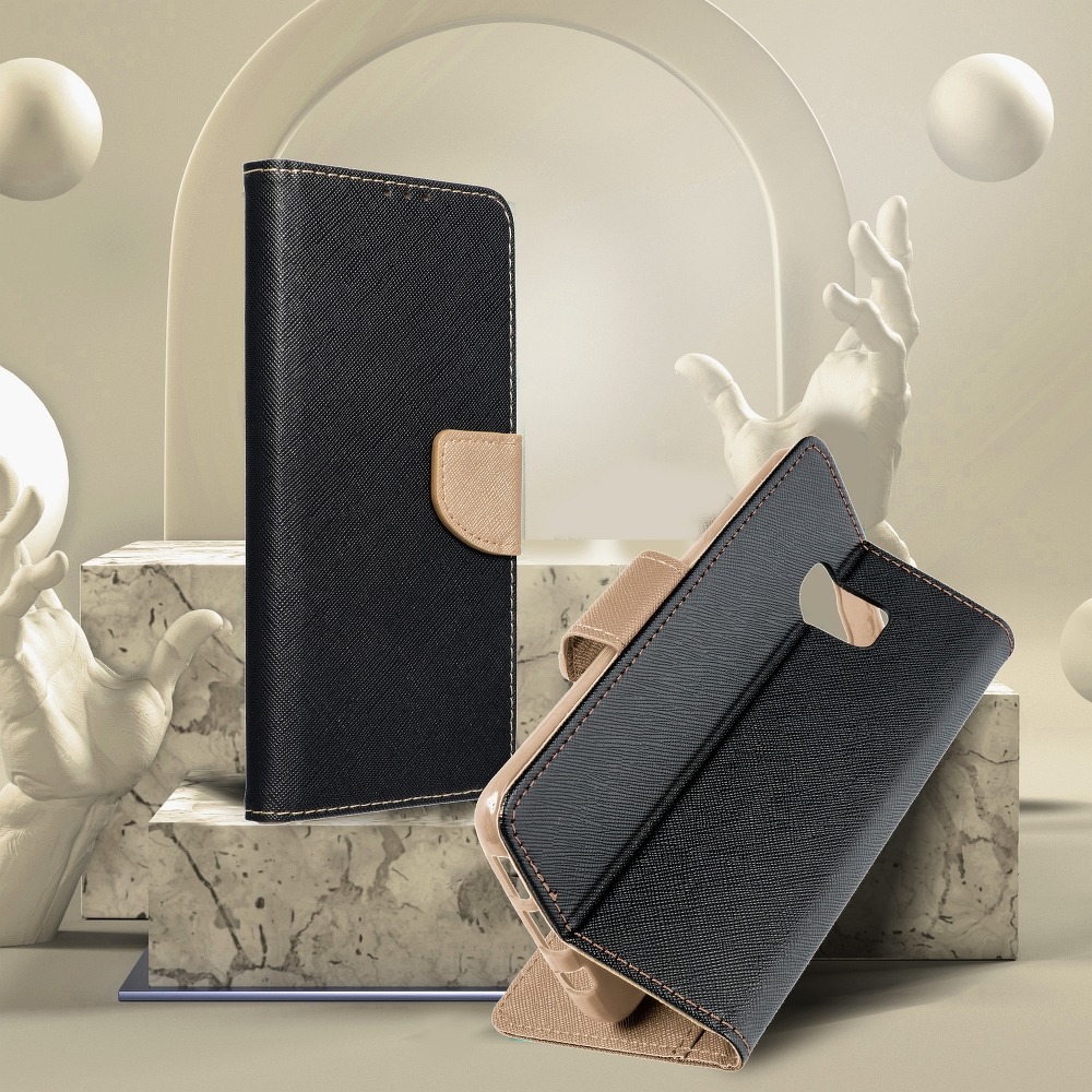 Pokrowiec Fancy Book czarno-zoty Samsung Galaxy A13 5G / 3