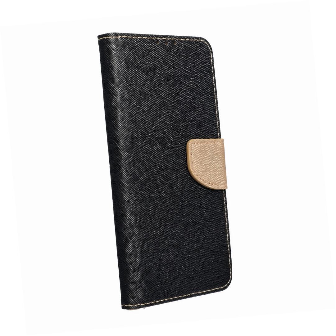 Etui zamykane z klapką i magnesem Fancy Book czarno-złoty Samsung Galaxy S22 Ultra Etui zamykane z klapką i magnesem Fancy Book czarno-złoty Samsung Galaxy S22 Ultra