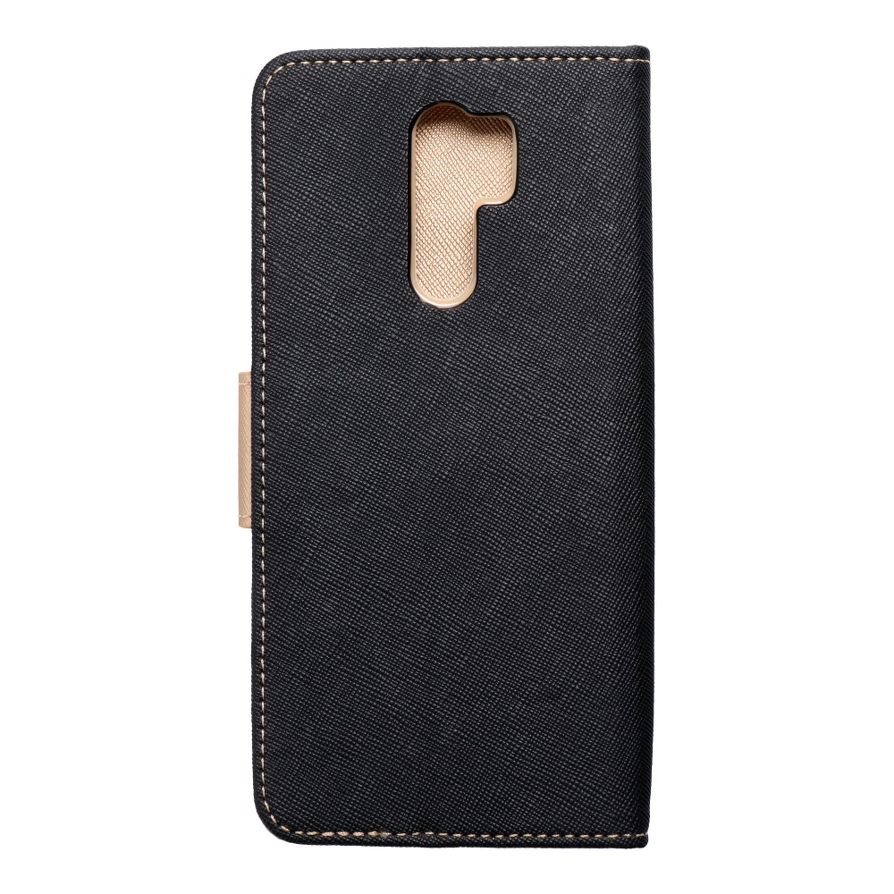 Pokrowiec Fancy Book czarno-z�oty Xiaomi Redmi 9 / 2
