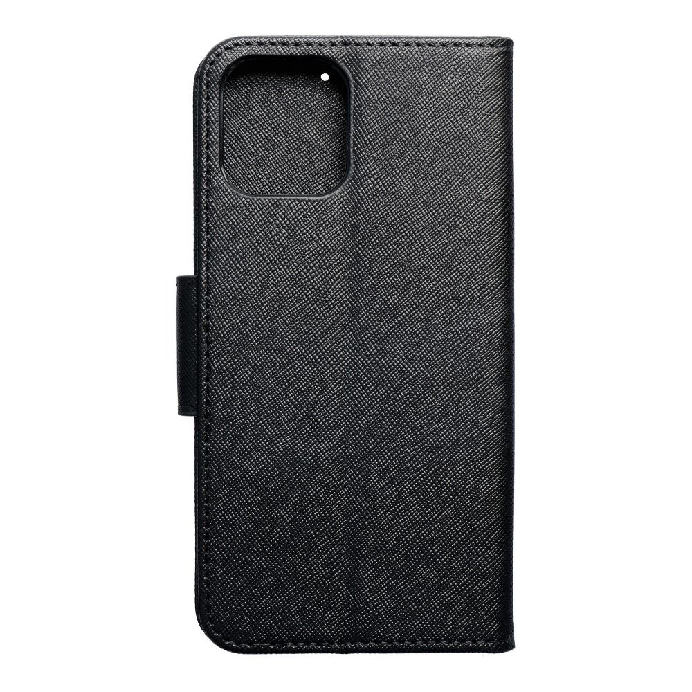 Etui zamykane z klapką i magnesem Fancy Book czarny Apple iPhone 12 / 2 Etui zamykane z klapką i magnesem Fancy Book czarny Apple iPhone 12 / 2