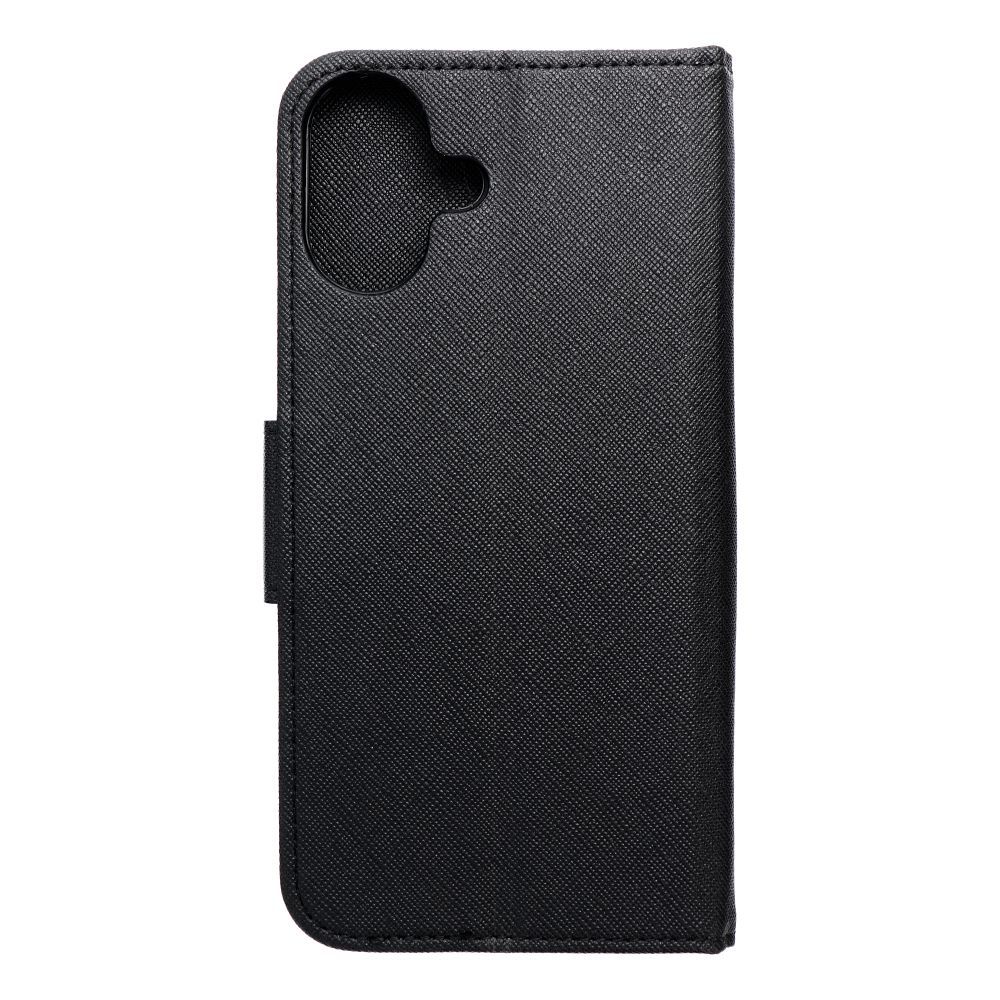 Pokrowiec Fancy Book czarny Apple iPhone 16 Plus / 11 Pokrowiec Fancy Book czarny Apple iPhone 16 Plus / 11