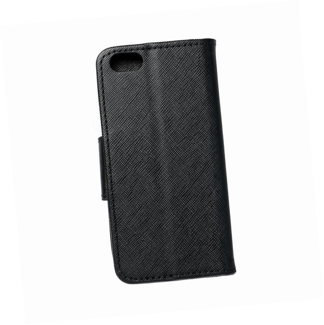 Etui zamykane z klapk� i magnesem Fancy Book czarny Apple iPhone 5