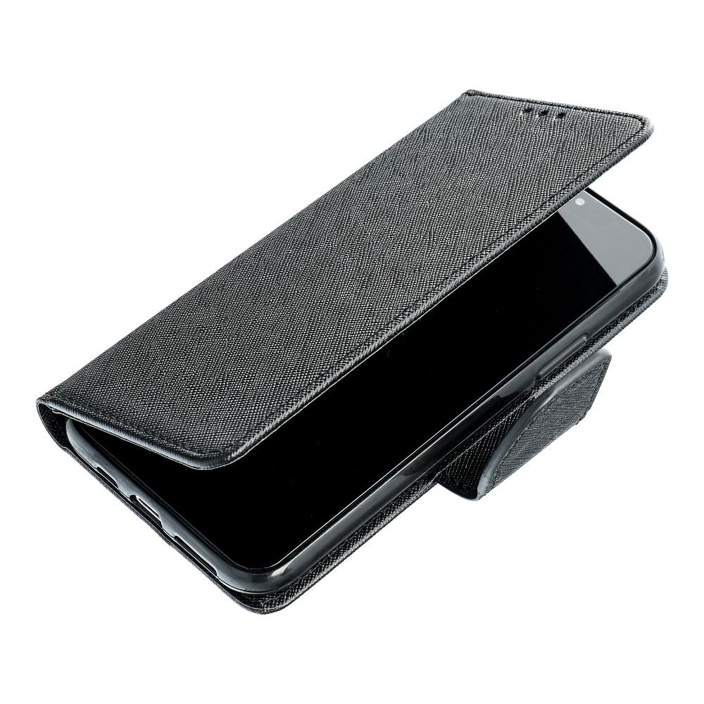 Etui zamykane z klapk i magnesem Fancy Book czarny Apple iPhone SE 2022 / 4