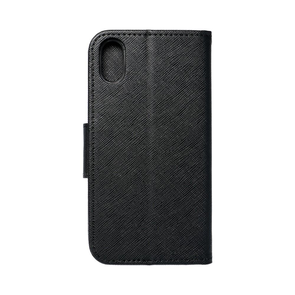 Etui zamykane z klapką i magnesem Fancy Book czarny Apple iPhone XS / 2 Etui zamykane z klapką i magnesem Fancy Book czarny Apple iPhone XS / 2