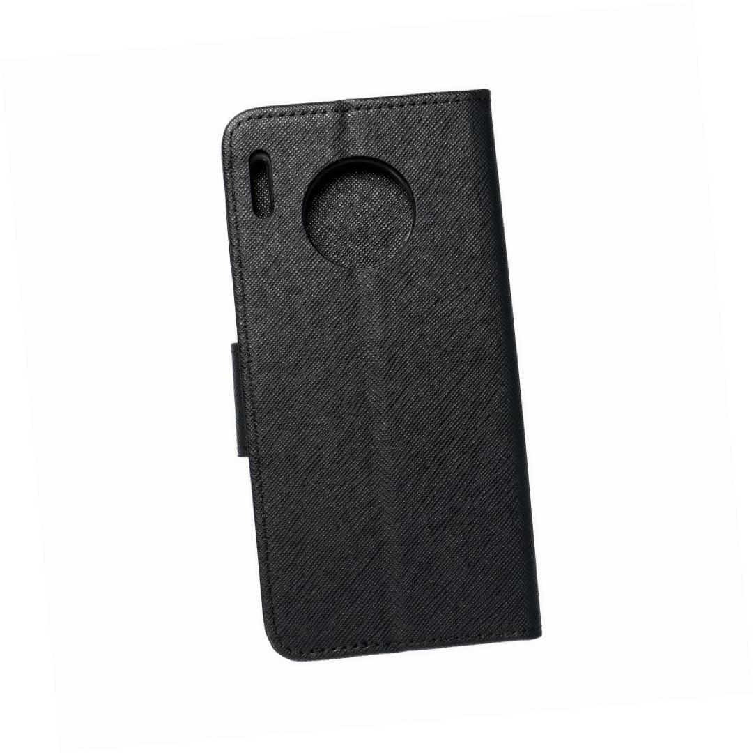 Etui zamykane z klapk� i magnesem Fancy Book czarny Huawei Mate 30 Pro