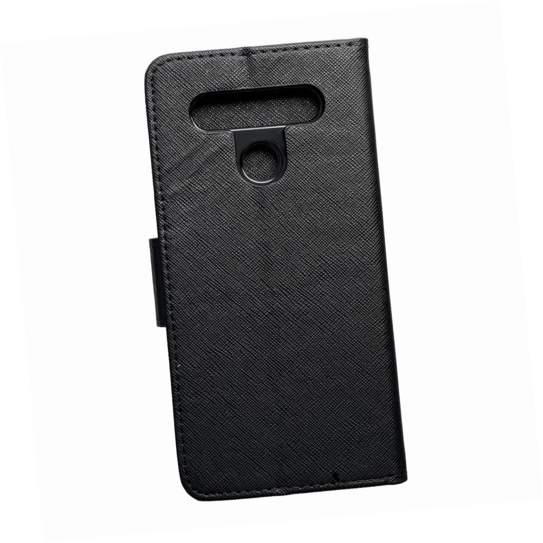 Etui zamykane z klapk� i magnesem Fancy Book czarny LG K41S