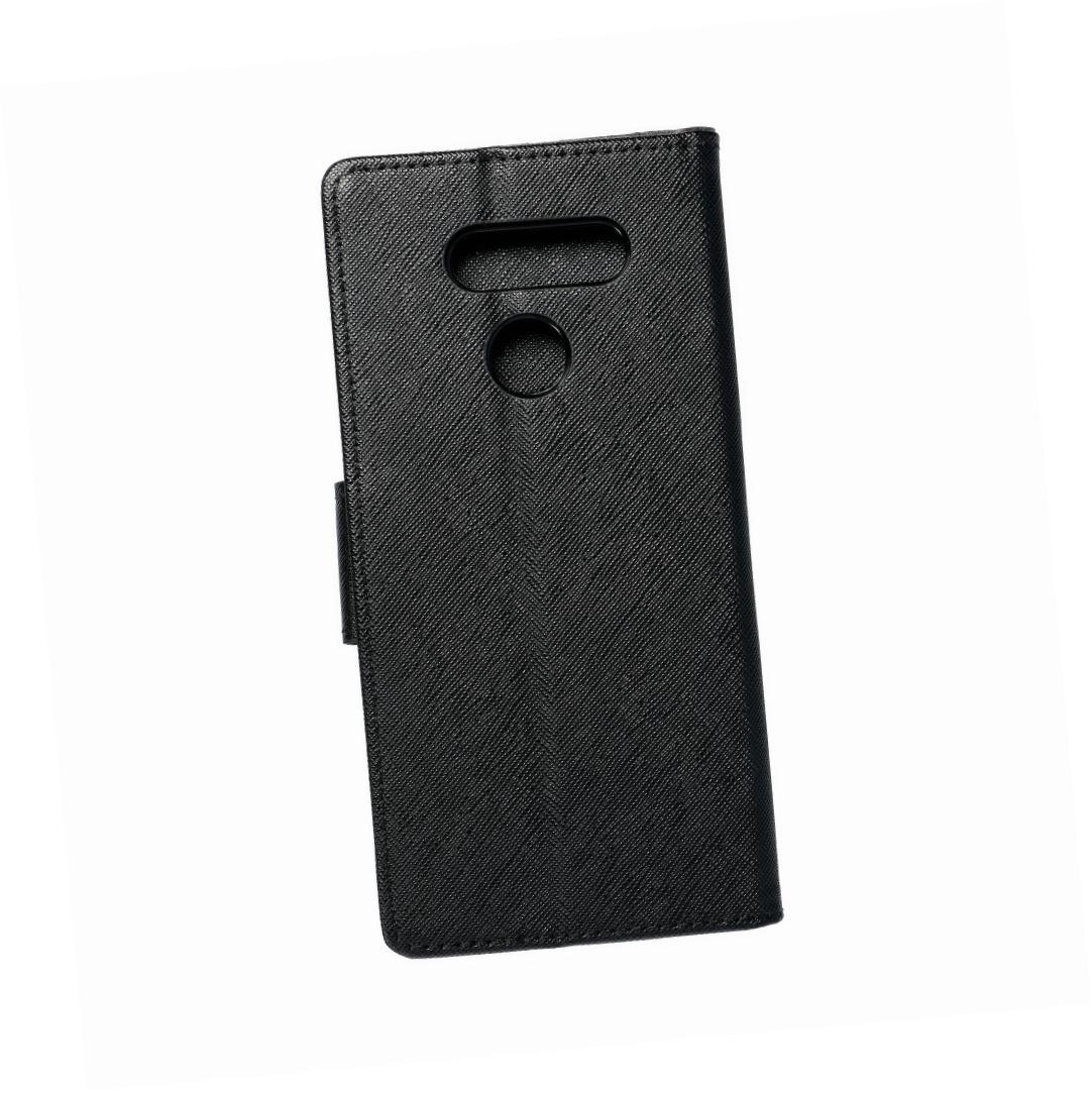Etui zamykane z klapk� i magnesem Fancy Book czarny LG K50S