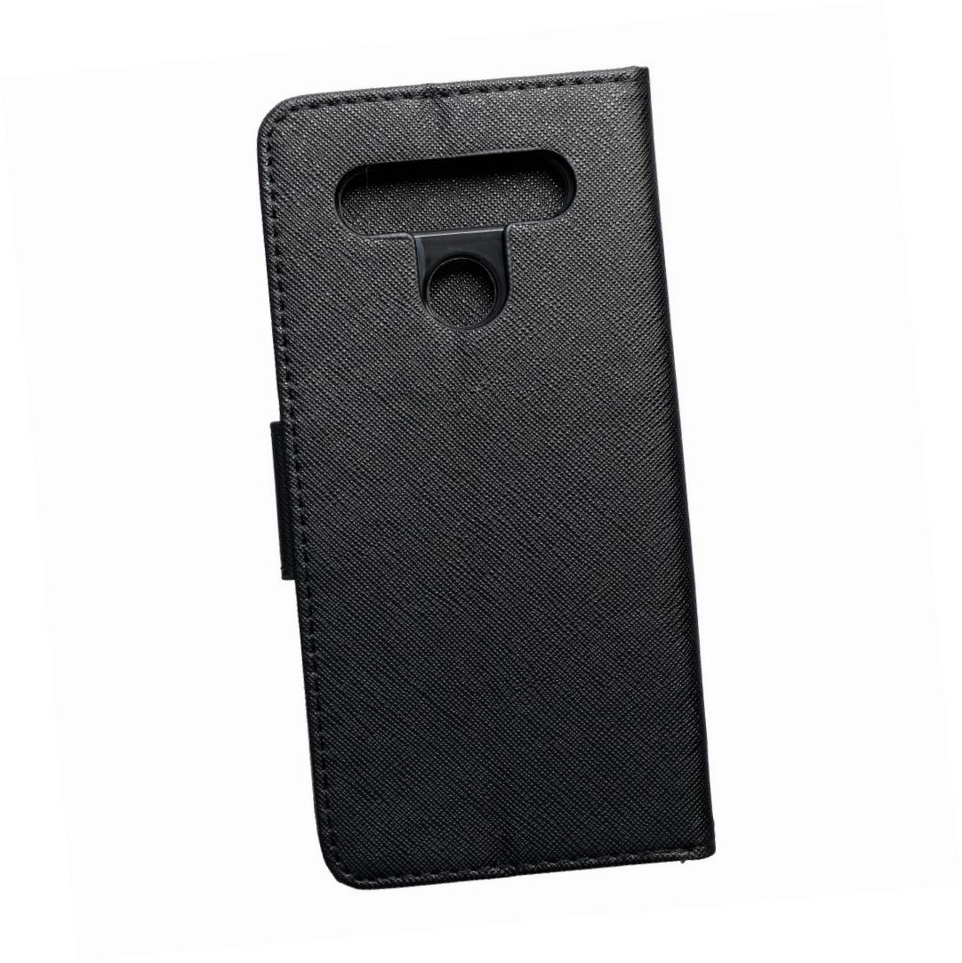Etui zamykane z klapk� i magnesem Fancy Book czarny LG K51S