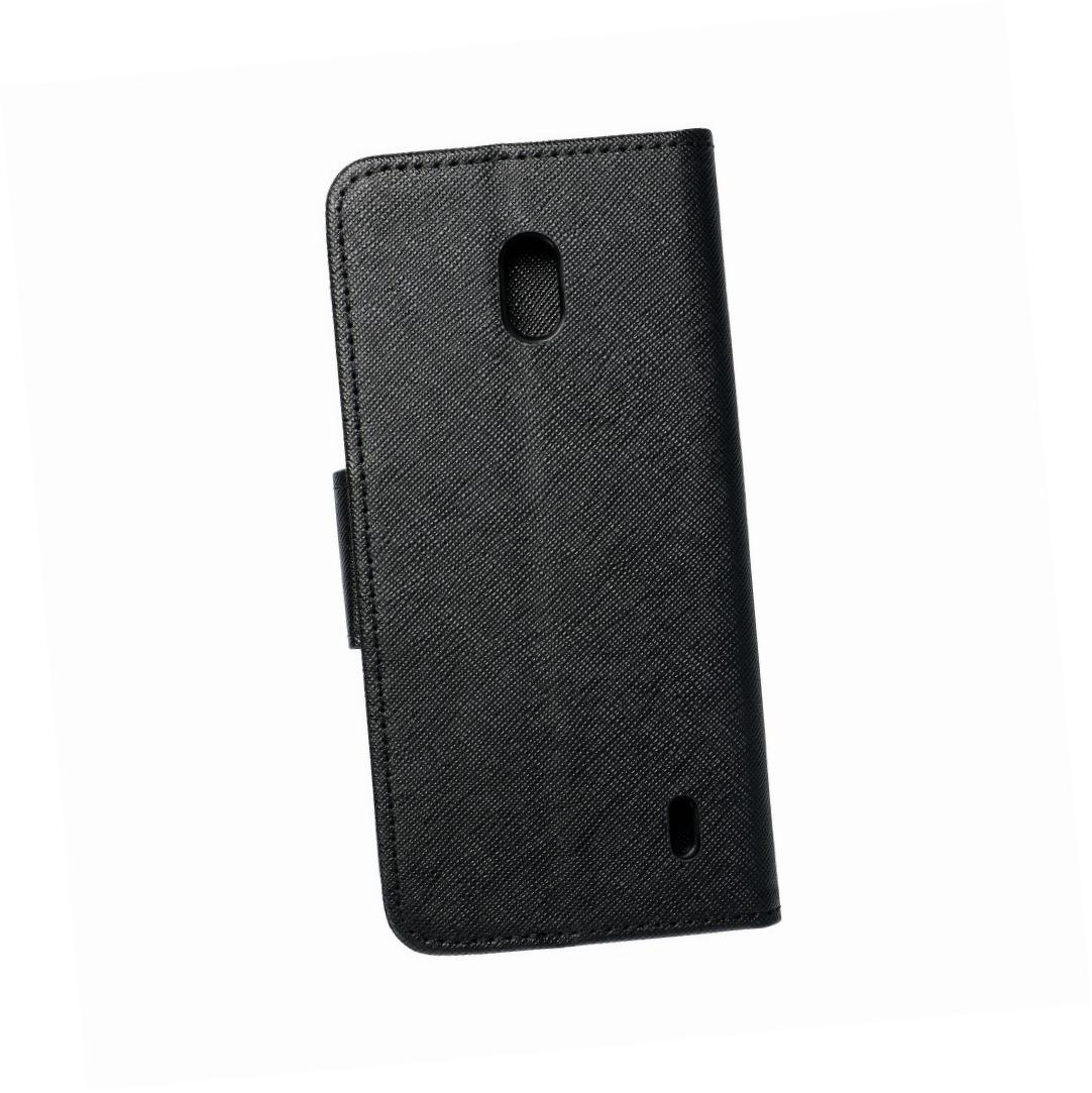 Etui zamykane z klapk� i magnesem Fancy Book czarny Nokia 2.2