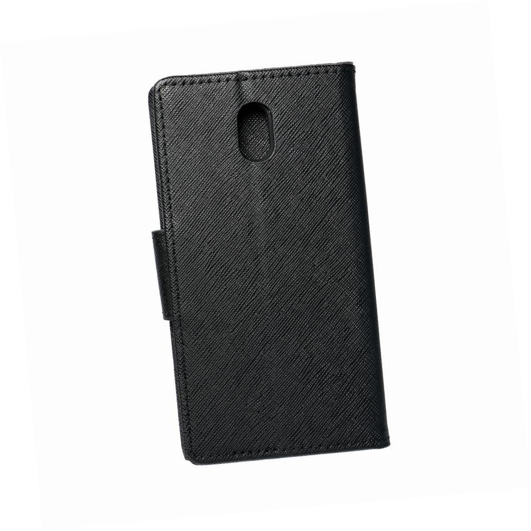 Etui zamykane z klapką i magnesem Fancy Book czarny Nokia 3 Etui zamykane z klapką i magnesem Fancy Book czarny Nokia 3
