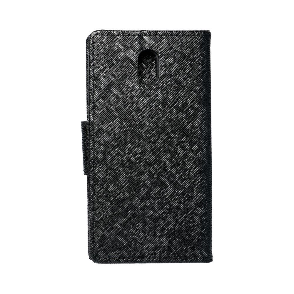Etui zamykane z klapk i magnesem Fancy Book czarny Nokia 3 / 2