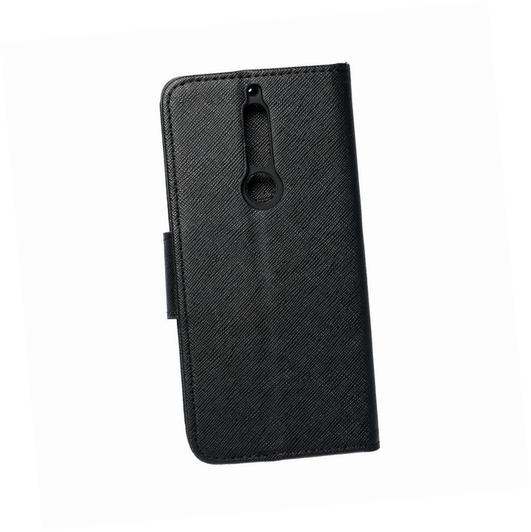 Etui zamykane z klapką i magnesem Fancy Book czarny Nokia 5.1 Etui zamykane z klapką i magnesem Fancy Book czarny Nokia 5.1