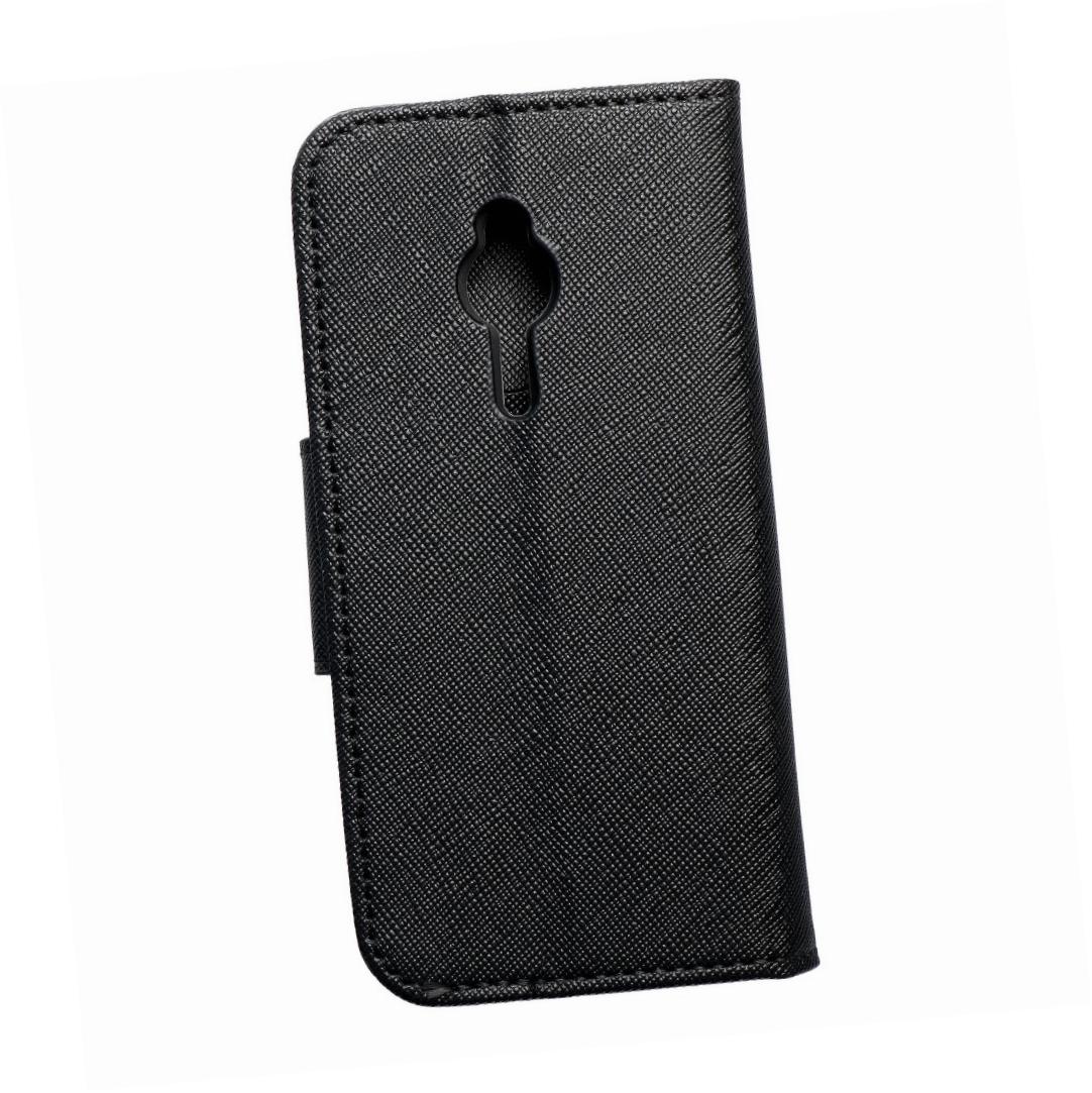 Etui zamykane z klapką i magnesem Fancy Book czarny Nokia 5230 Etui zamykane z klapką i magnesem Fancy Book czarny Nokia 5230