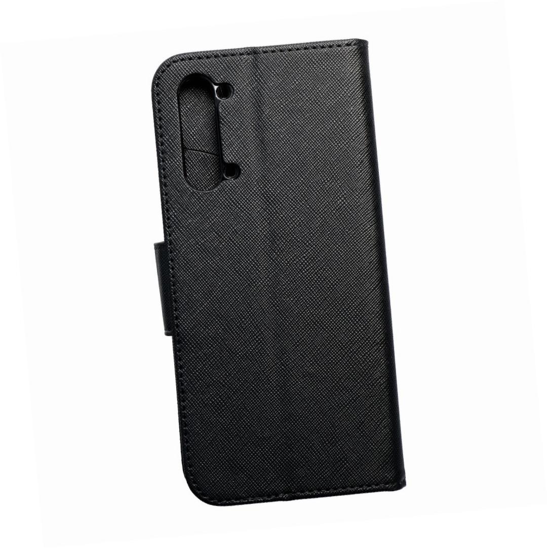 Etui zamykane z klapką i magnesem Fancy Book czarny Oppo Find X2 Lite Etui zamykane z klapką i magnesem Fancy Book czarny Oppo Find X2 Lite