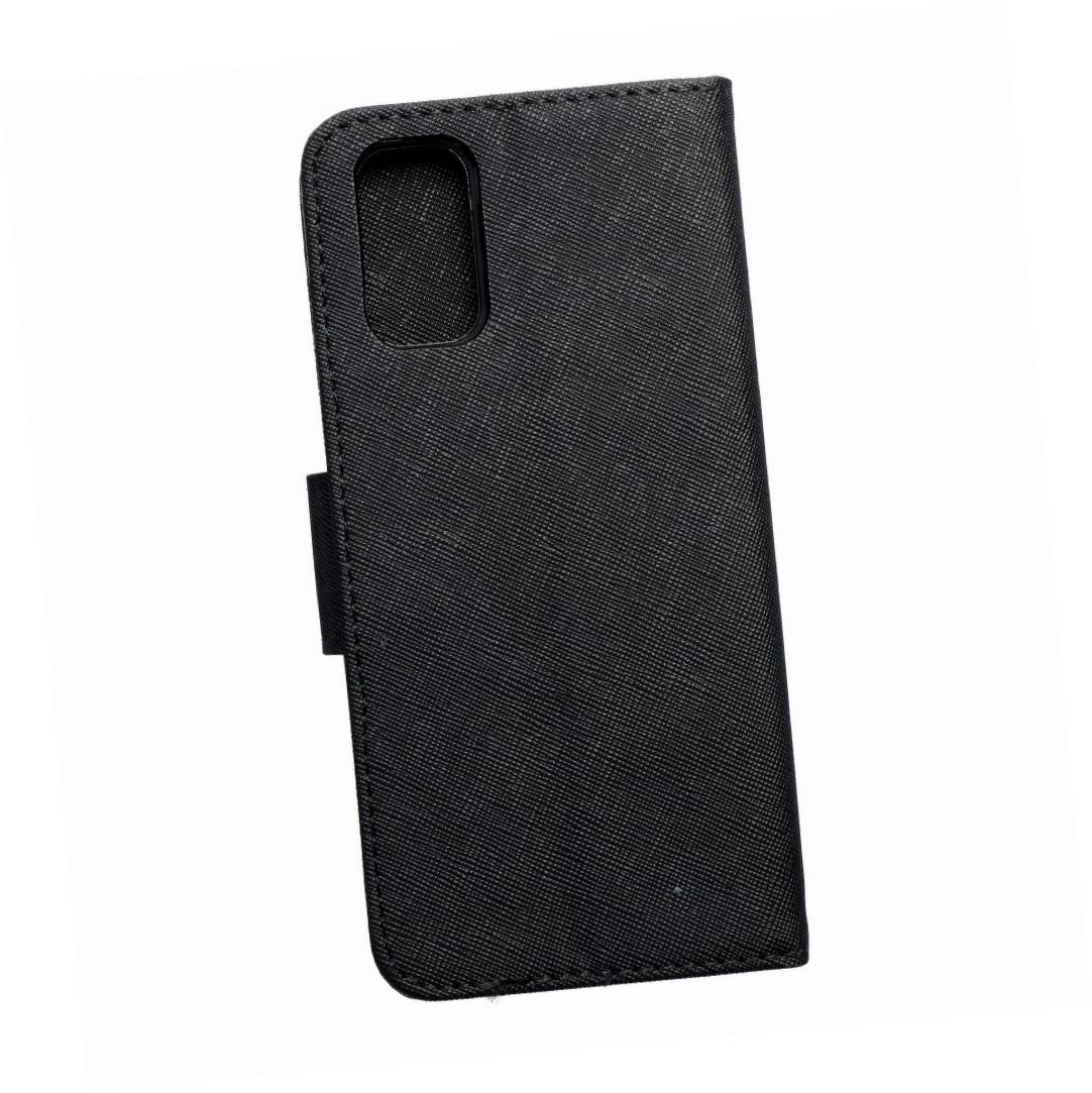 Etui zamykane z klapk� i magnesem Fancy Book czarny Realme 7 5G