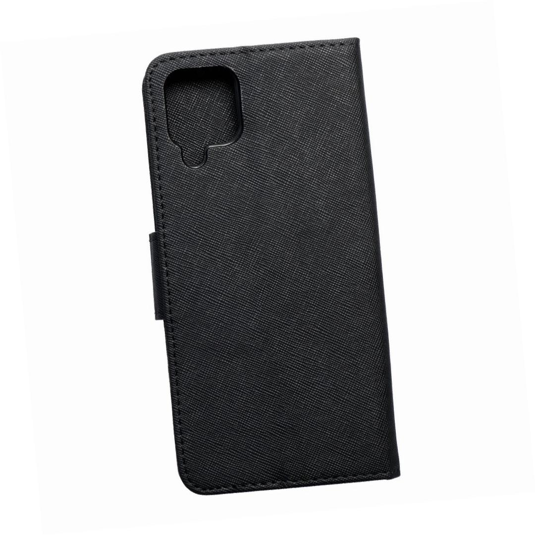 Etui zamykane z klapką i magnesem Fancy Book czarny Samsung Galaxy A12 Etui zamykane z klapką i magnesem Fancy Book czarny Samsung Galaxy A12