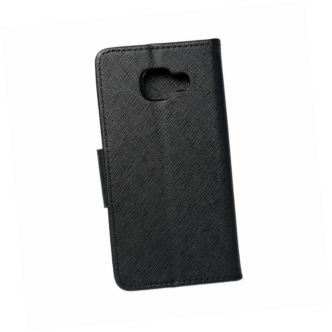Etui zamykane z klapk� i magnesem Fancy Book czarny Samsung Galaxy A3 (2016) A310