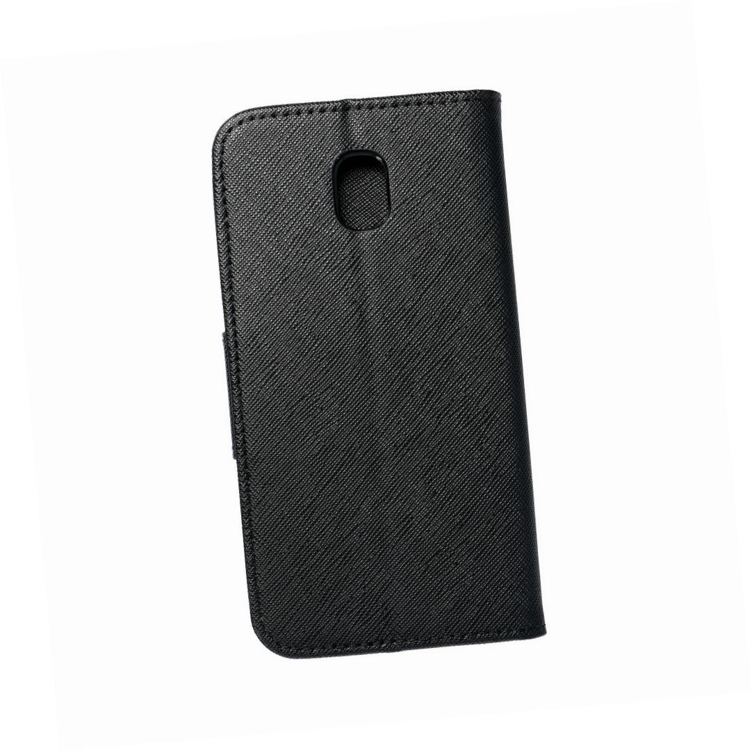 Etui zamykane z klapk� i magnesem Fancy Book czarny Samsung Galaxy J3 2017