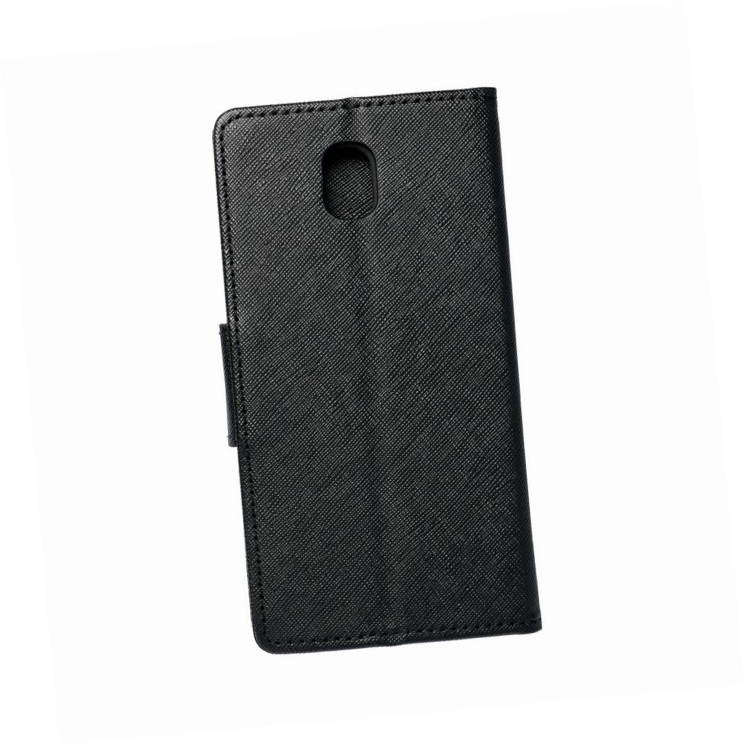 Etui zamykane z klapk� i magnesem Fancy Book czarny Samsung Galaxy J5 2017