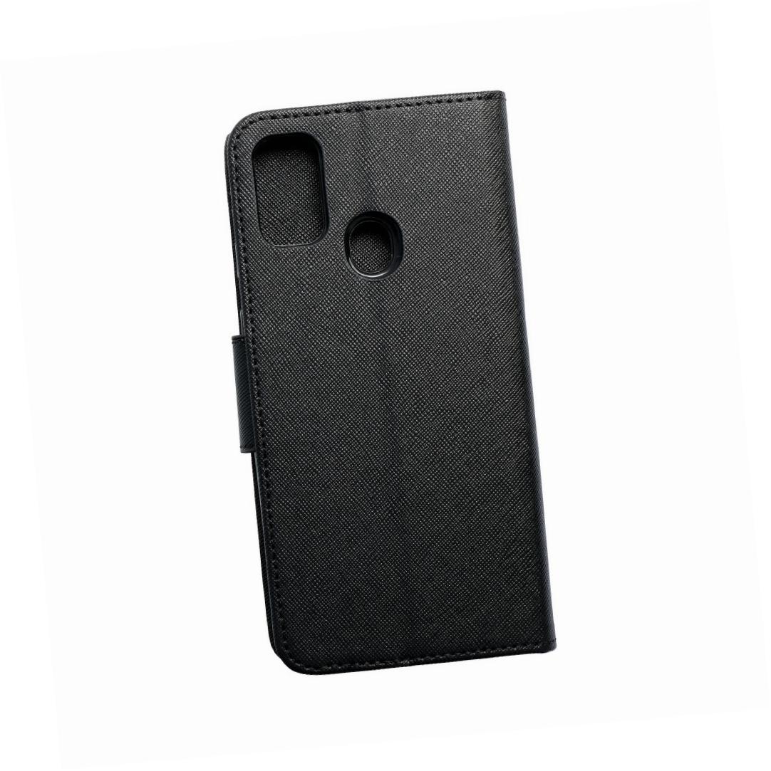 Etui zamykane z klapk� i magnesem Fancy Book czarny Samsung Galaxy M21