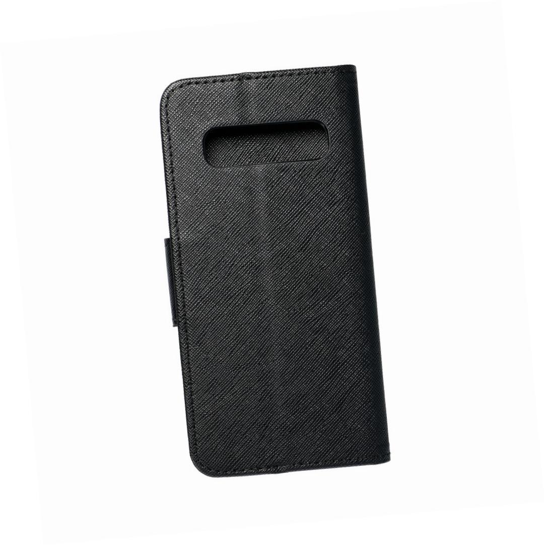 Etui zamykane z klapk� i magnesem Fancy Book czarny Samsung Galaxy S10