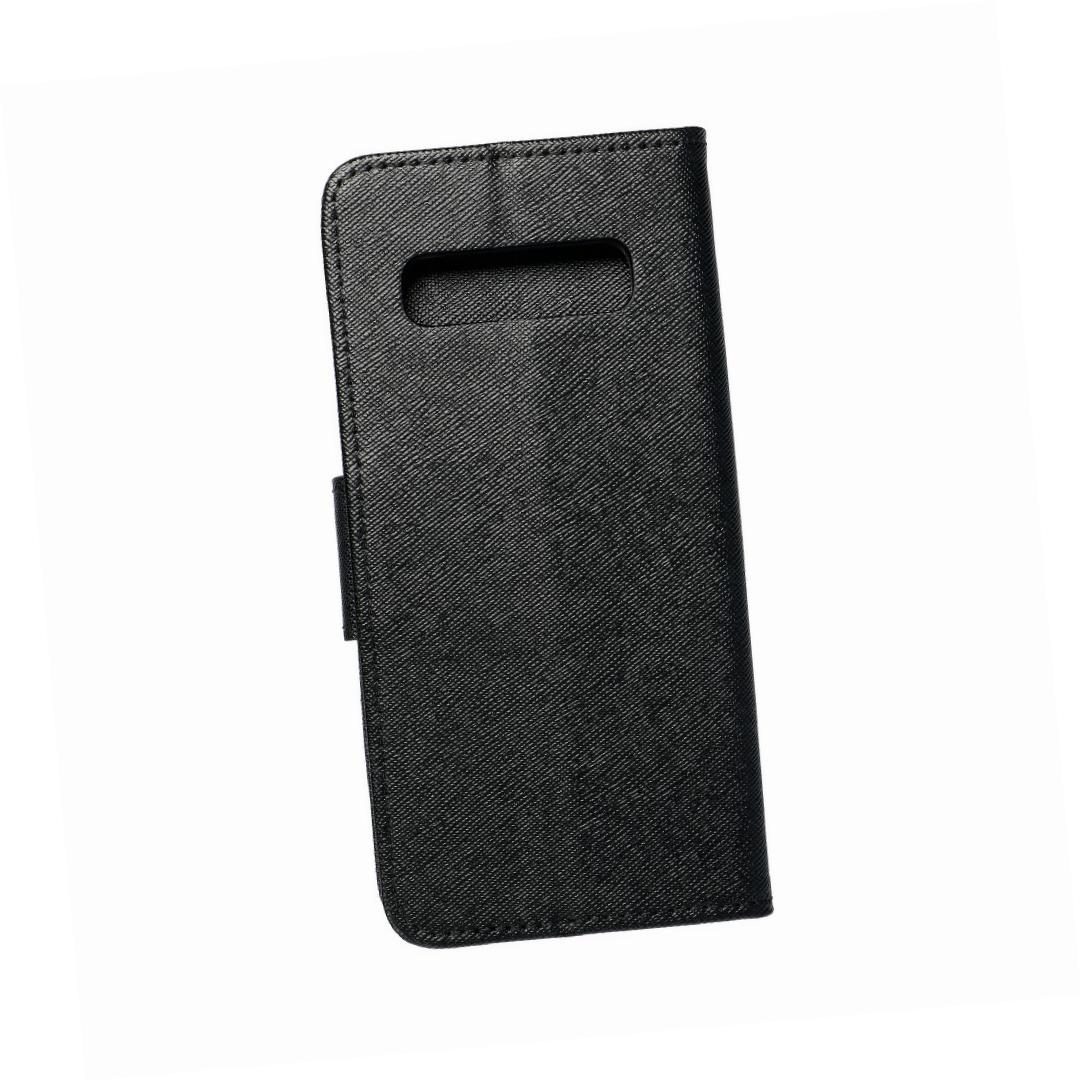 Etui zamykane z klapk� i magnesem Fancy Book czarny Samsung Galaxy S10 Plus