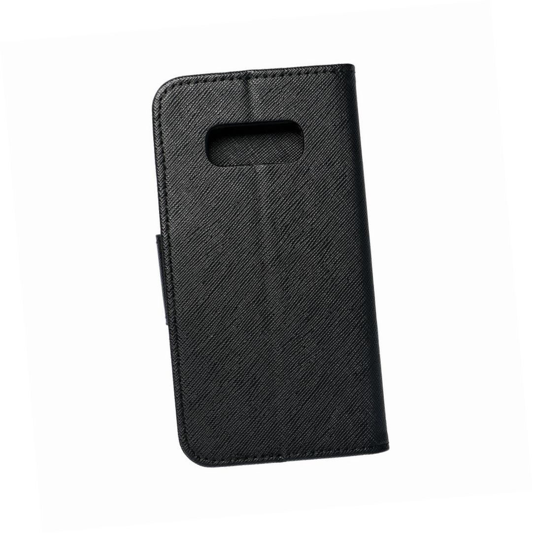 Etui zamykane z klapk� i magnesem Fancy Book czarny Samsung Galaxy S10e