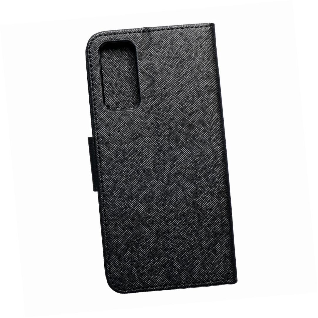 Etui zamykane z klapk� i magnesem Fancy Book czarny Samsung Galaxy S20 FE 5G