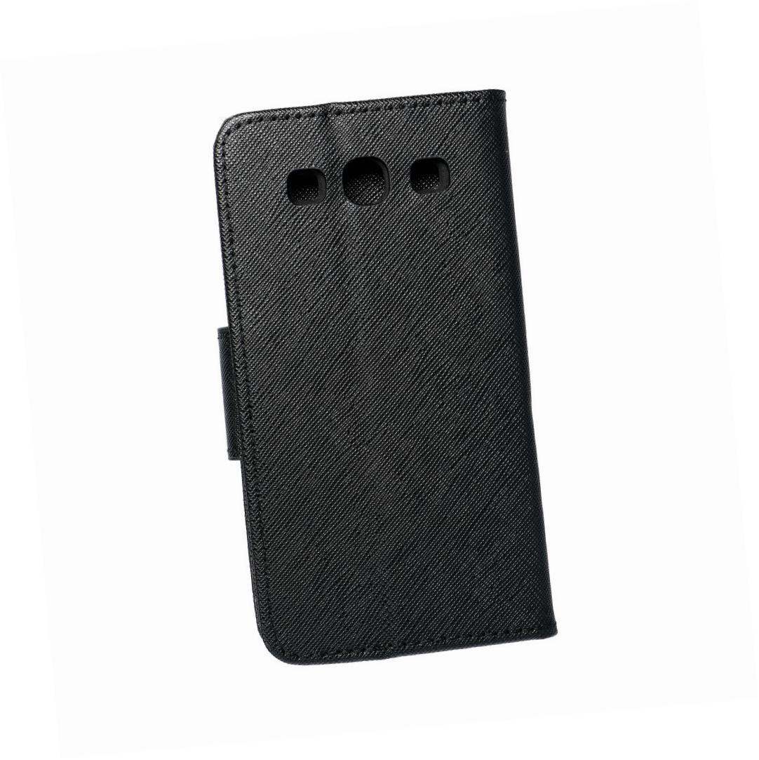 Etui zamykane z klapk� i magnesem Fancy Book czarny Samsung Galaxy S3 (i9300)
