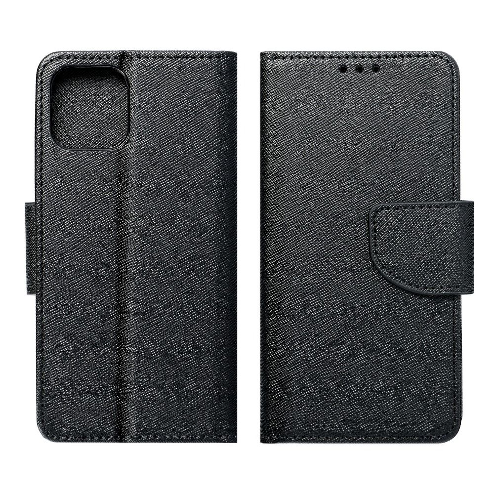 Etui zamykane z klapk i magnesem Fancy Book czarny Samsung Galaxy S4 Mini / 5