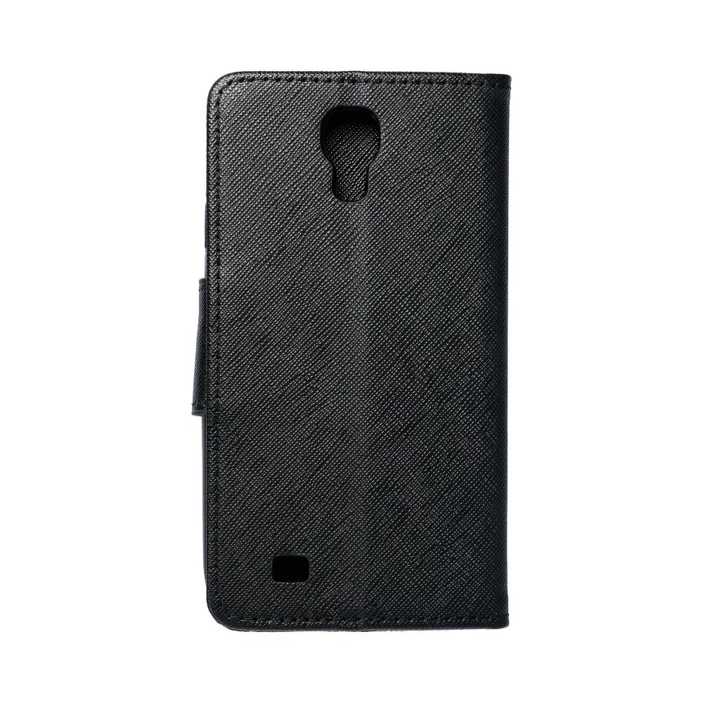 Etui zamykane z klapk i magnesem Fancy Book czarny Samsung Galaxy S4 / 2