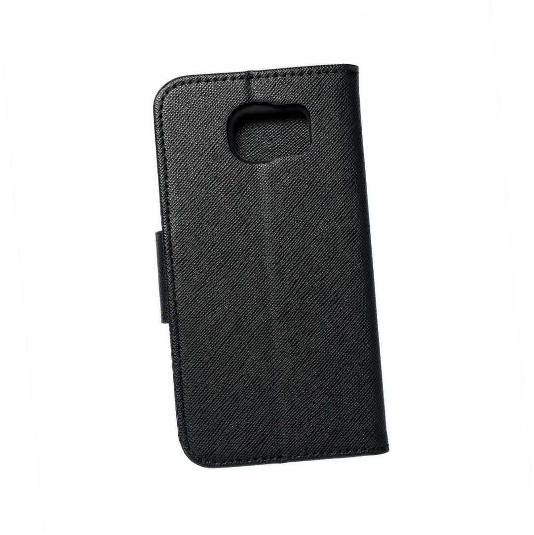 Etui zamykane z klapk� i magnesem Fancy Book czarny Samsung Galaxy S6