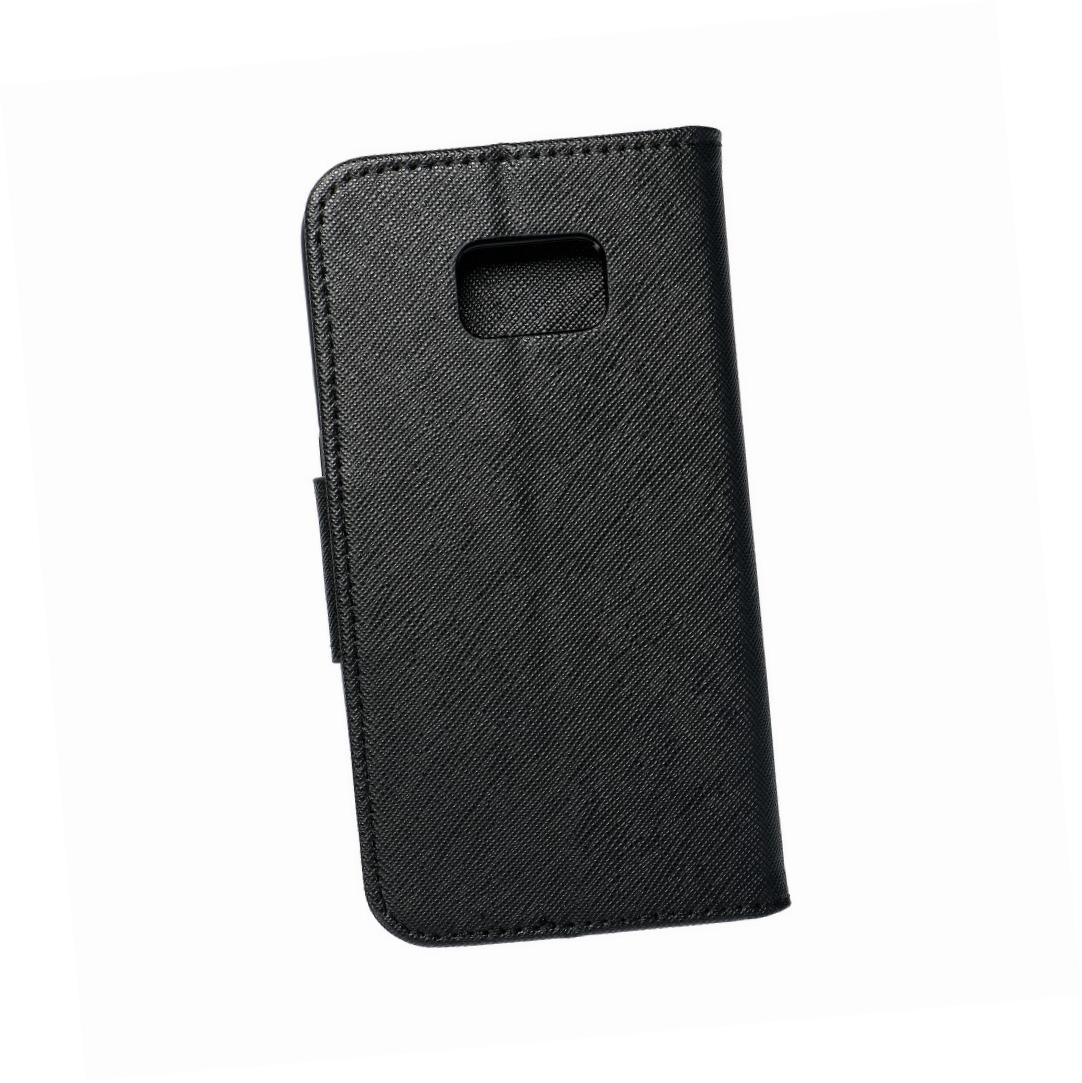 Etui zamykane z klapk i magnesem Fancy Book czarny Samsung Galaxy S7 G930
