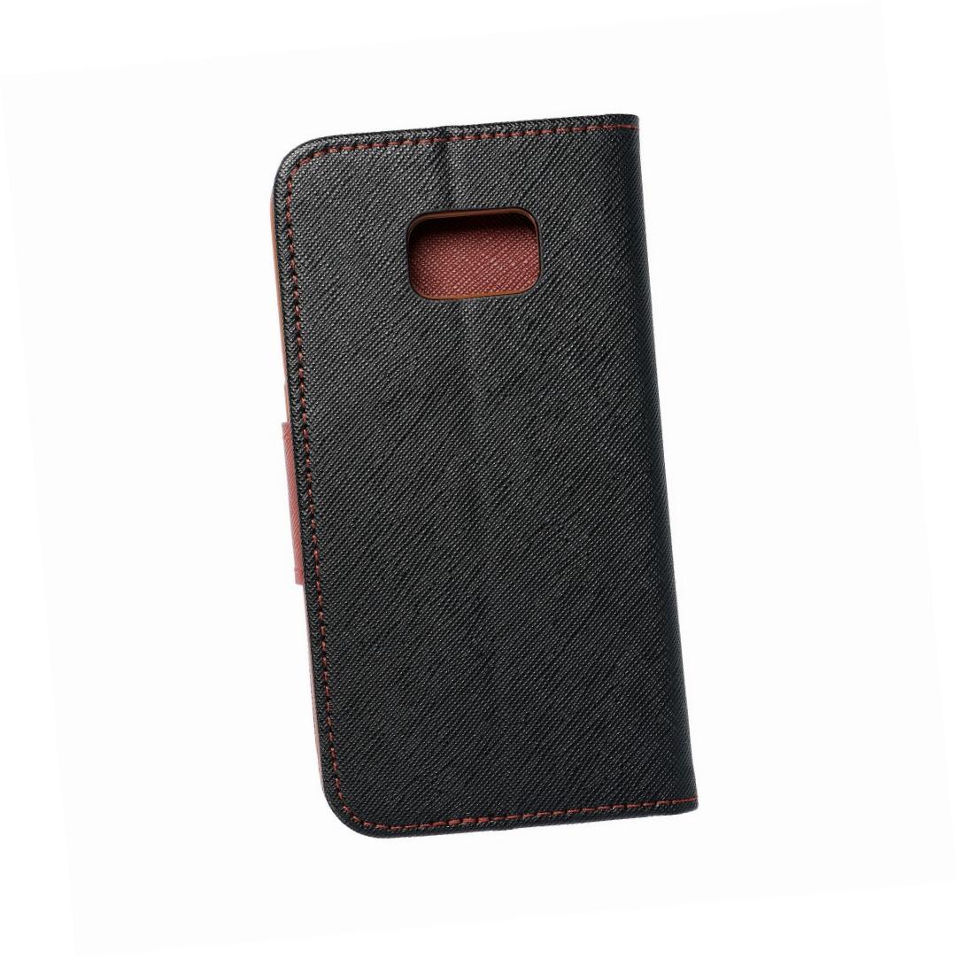 Etui zamykane z klapk� i magnesem Fancy Book czarny Samsung Galaxy S7 G930