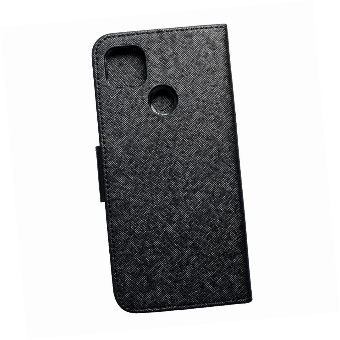 Etui zamykane z klapk� i magnesem Fancy Book czarny Xiaomi Redmi 9C
